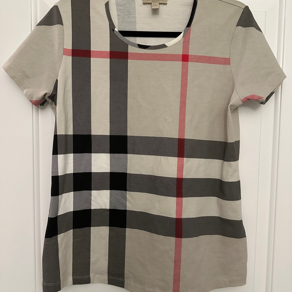 Burberry Classic Check Short Sleeve Tee